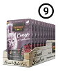Leonardo Pack 9 Sachets Gato-sabor Conejo Arandanos-85gr C/u - Miniatura 1