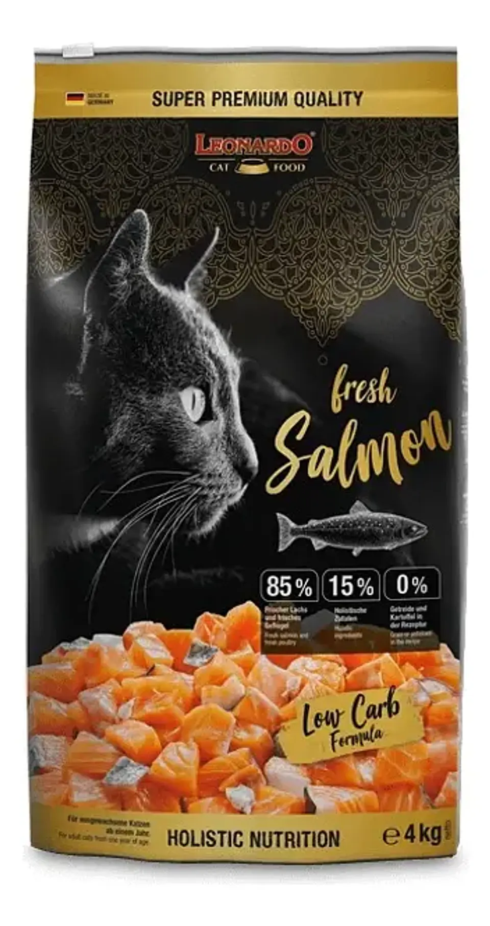 Leonardo Alimento Seco Fresh Para Gato Adulto De Salmón, 4 Kg 1
