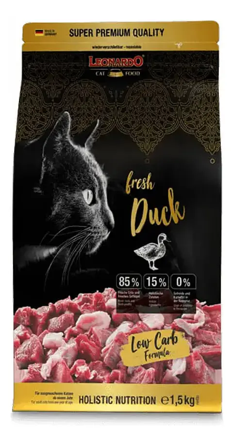 Leonardo Fresh-gato Adulto-sabor Pato 4 Kg.