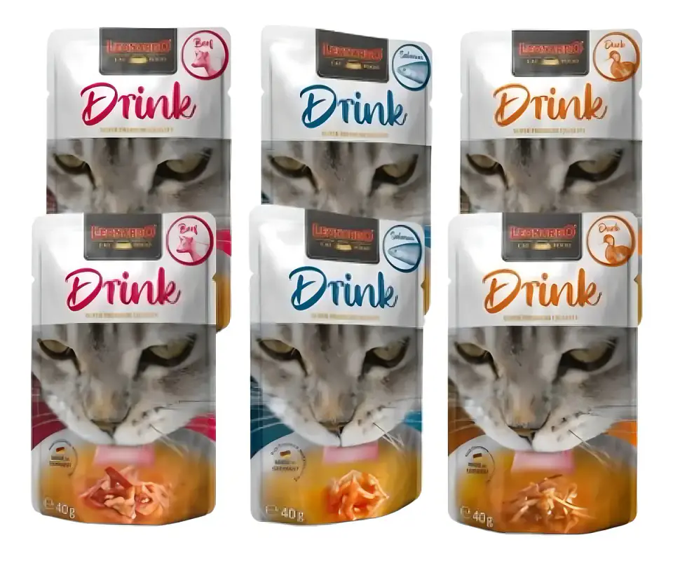 Leonardo Drink Pouch Mix 6 Un (2 Cada Sabor). Np 300Gr 1