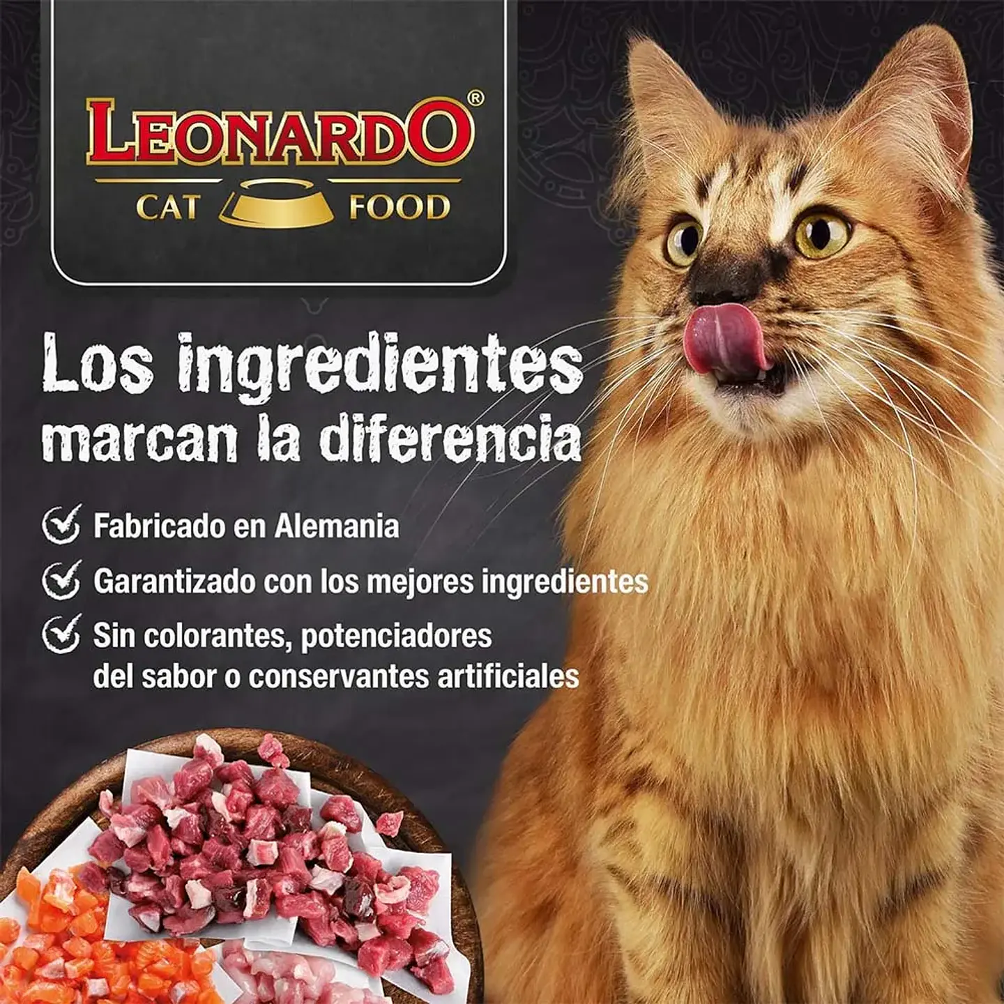 Leonardo Pouch-gato-sabor Pescado Camarones-85 Gr C/u 5
