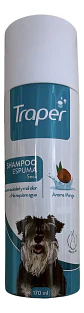 Traper Shampoo Espuma Seca Para Perro Baño En Seco 170ml Np Fragancia Mango - Miniatura 4
