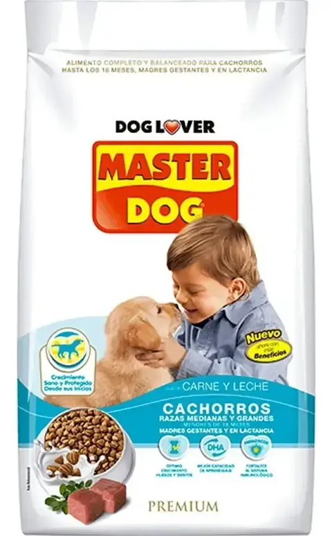Master Dog cachorros Razas Medianas Y Grandes -18 Kg