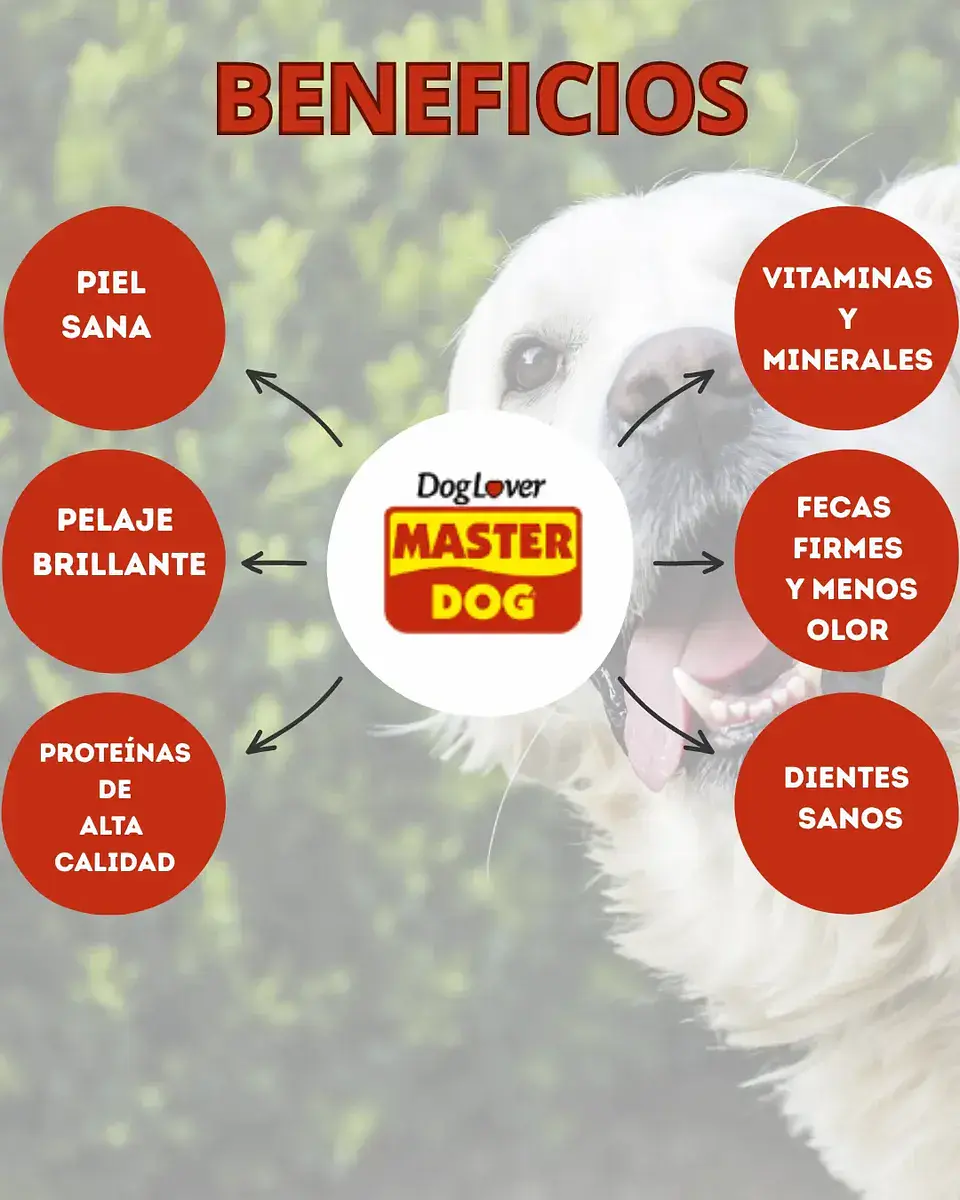 Master Dog Alimento- Adulto - Sabor Carne - 19,5 Kg 4