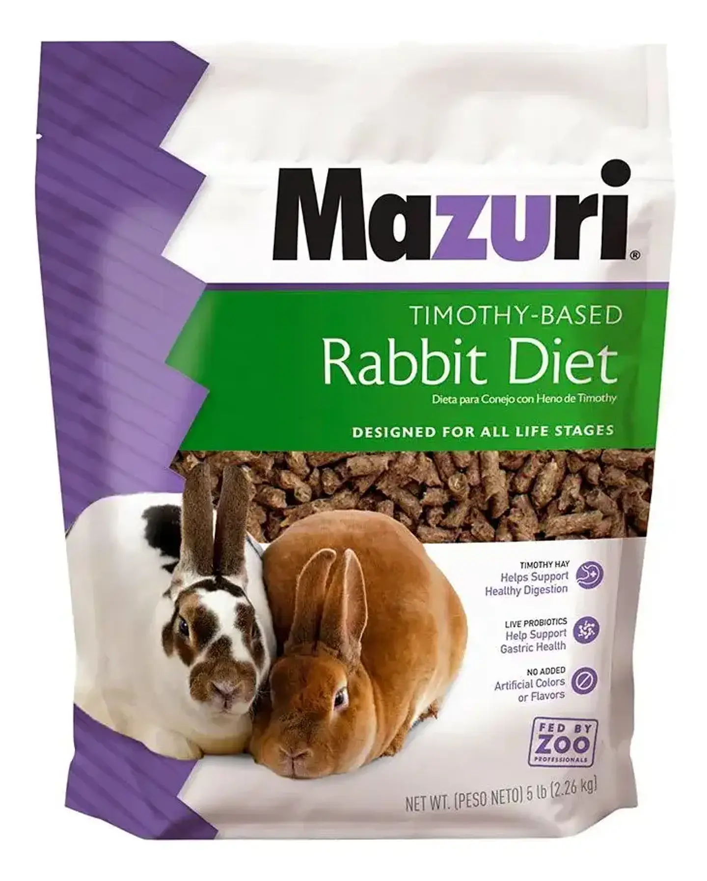 Mazuri Alimento Timothy Conejo 2,5 Kg 1