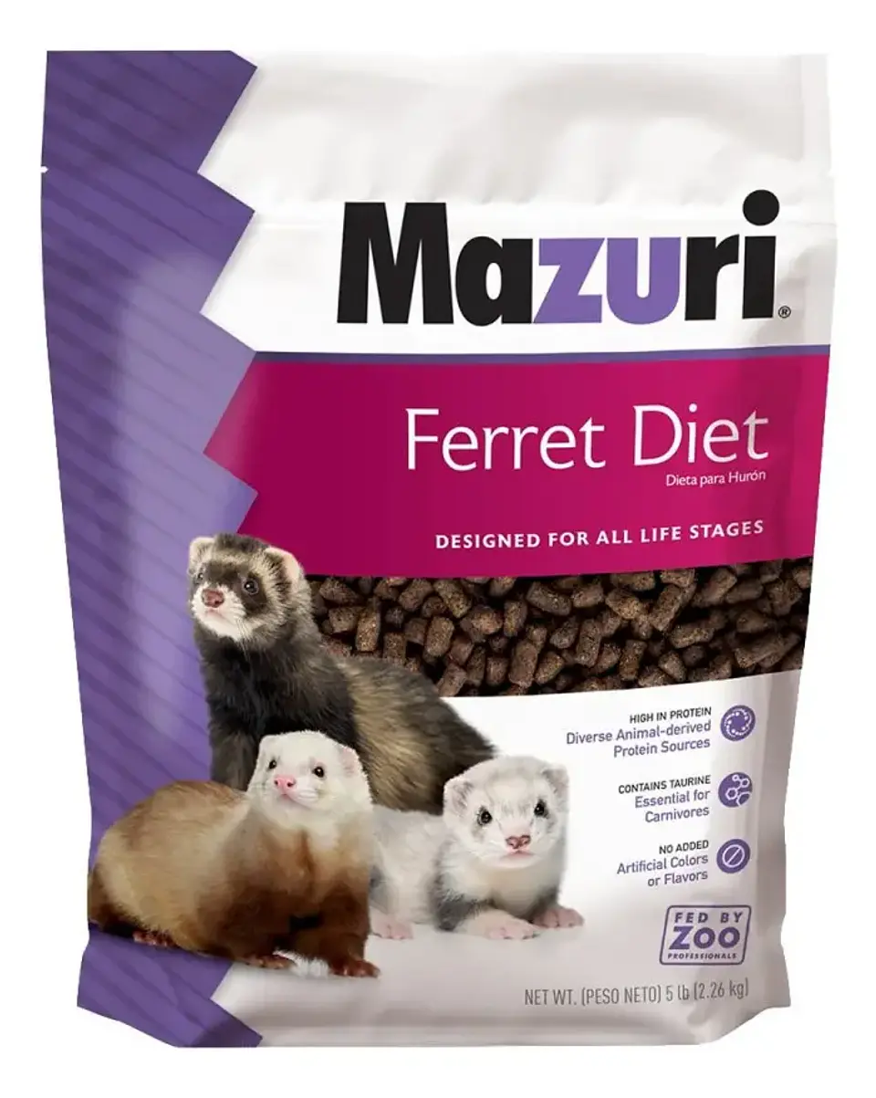 Mazuri Alimento Para Hurón 2,27 Kg Omega 3 Linaza Vitamina E 1