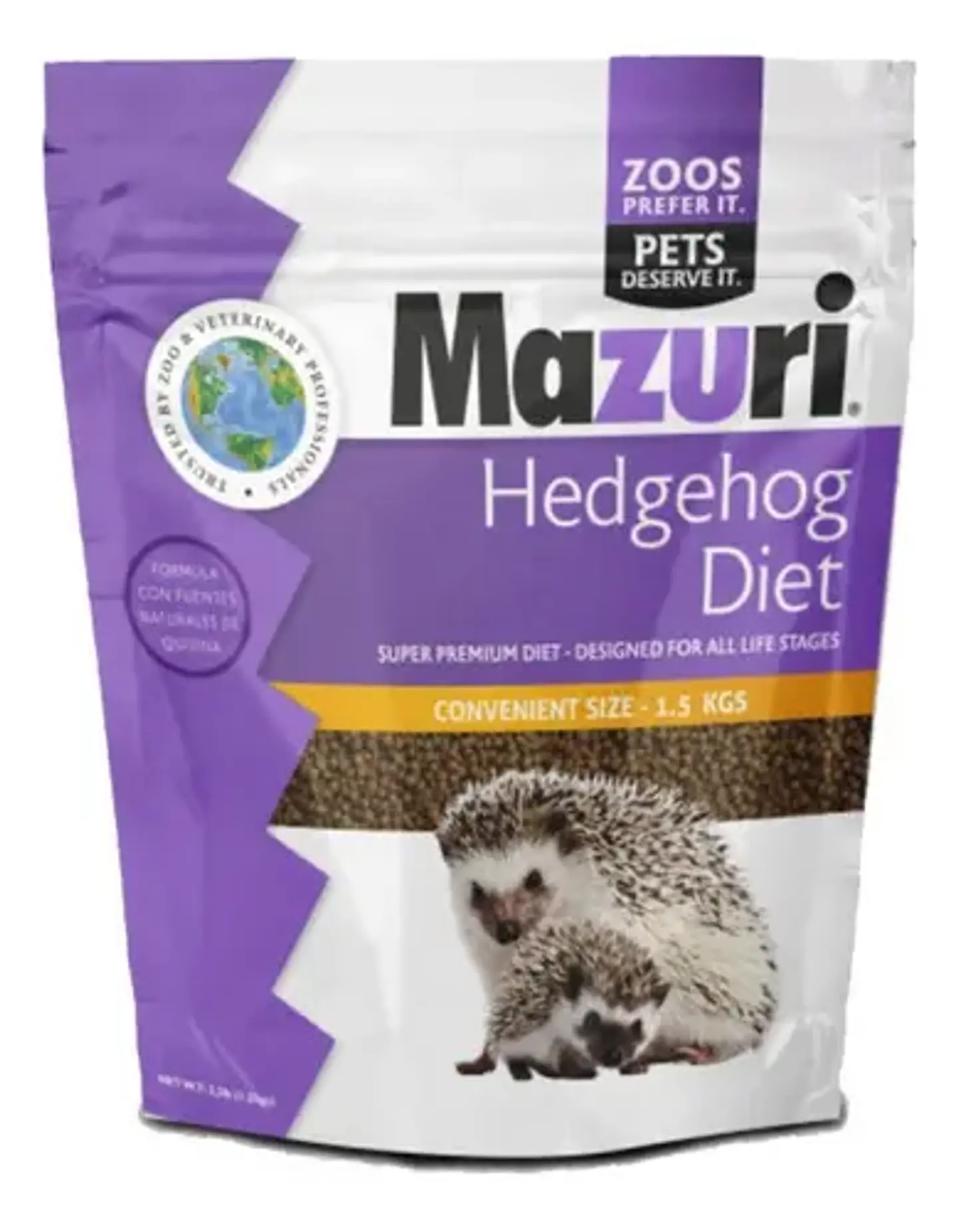 Mazuri Alimento Erizo De Tierra 500g 1