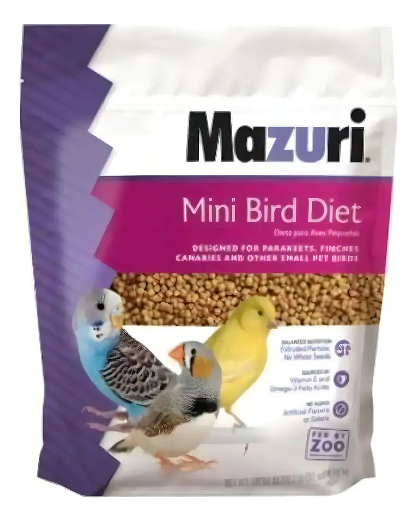Mazuri Alimento Mini Bird-pellet Pequeñas Aves-900 Gr 1