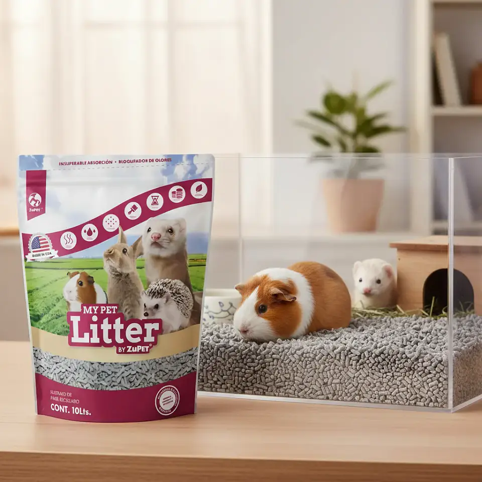 My Pet Sustrato Litter-papel Reciclado-exóticos-10 Litros 4