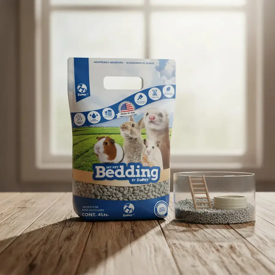 My Pet Sustrato Papel Bedding Hamster, Erizo Etc. 4lts 3.28 Kg 4