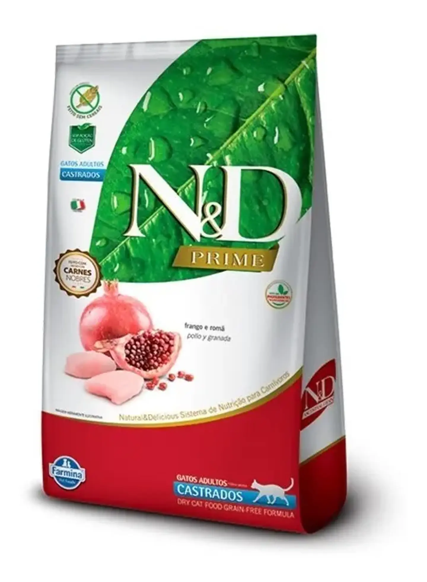 N&d Prime Grain Para Gato Adulto Castrados Pollo Granada 7.5kg 1