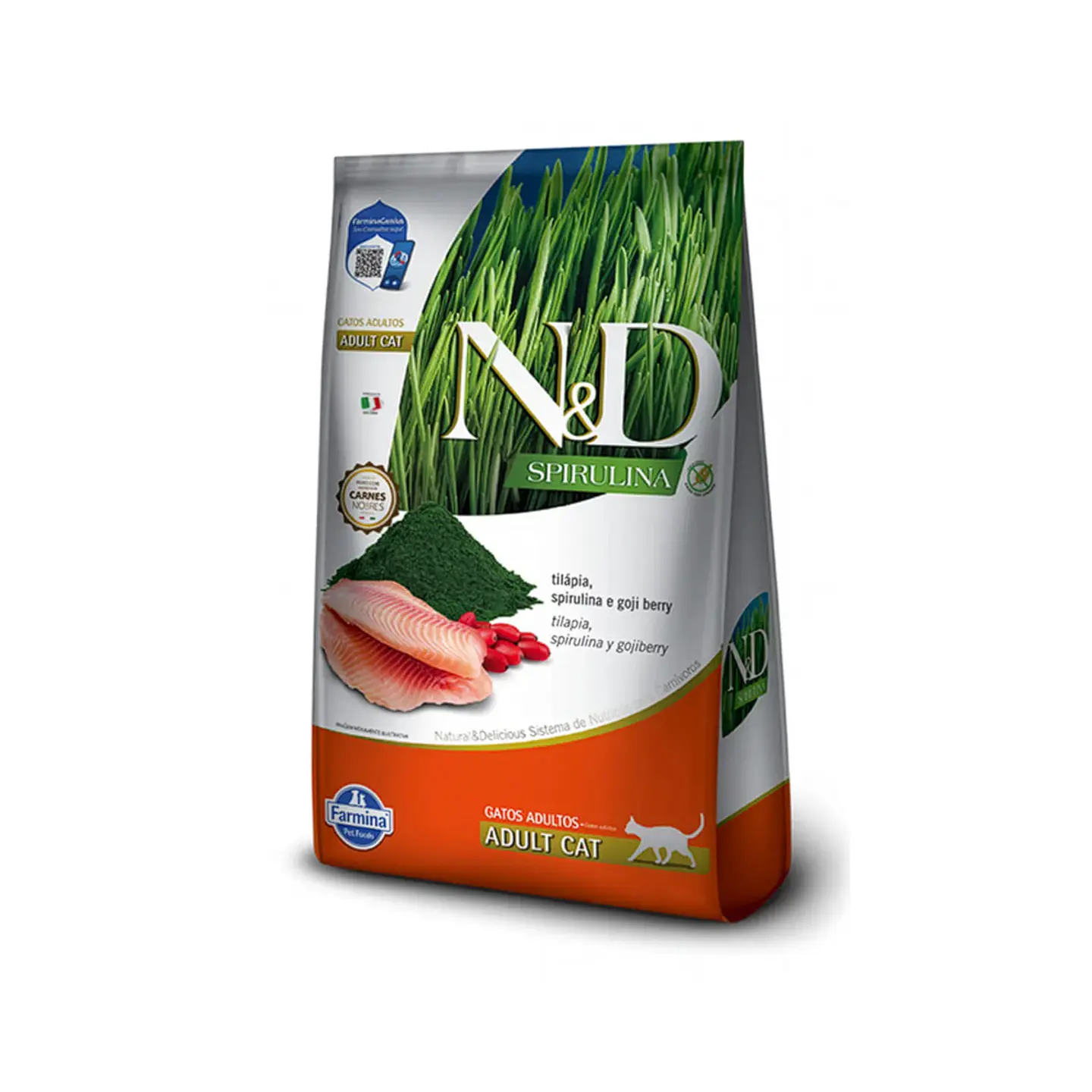 N&d Alimento De Espirulina Para Gatos Con Tilapia Kitten, 1,5 Kg 1