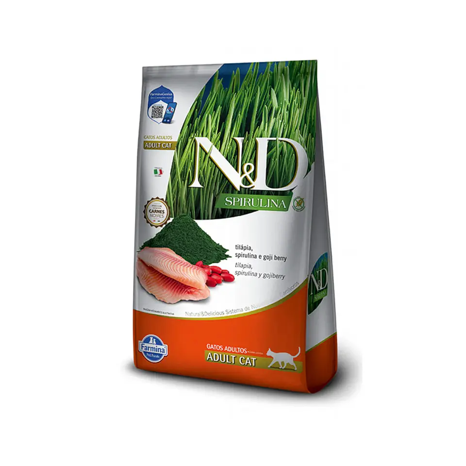 N&d Alimento De Espirulina Para Gatos Con Tilapia Kitten, 1,5 Kg 1