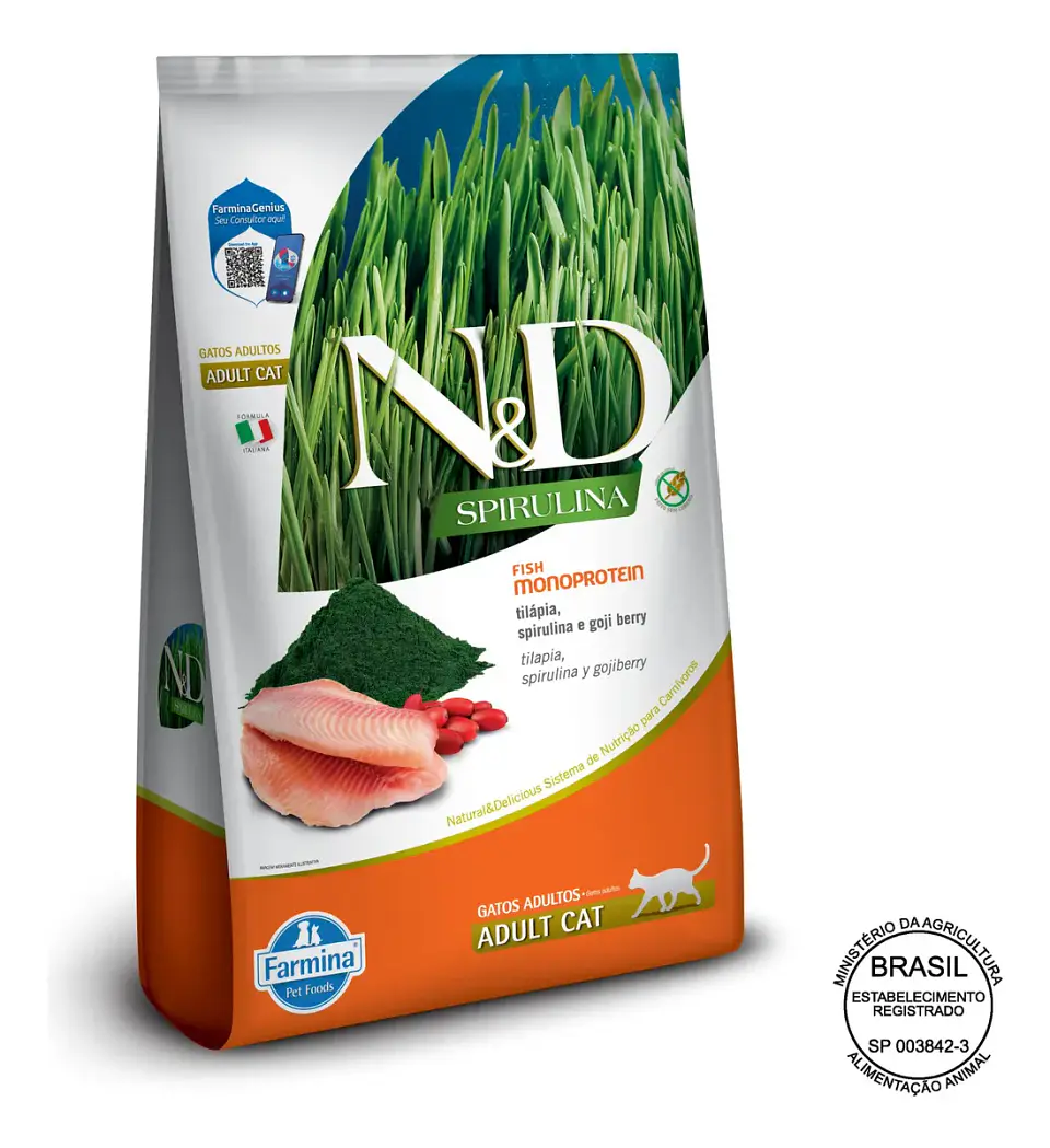N&d Espirulina Gato Adulto -1,5 Kg. 1