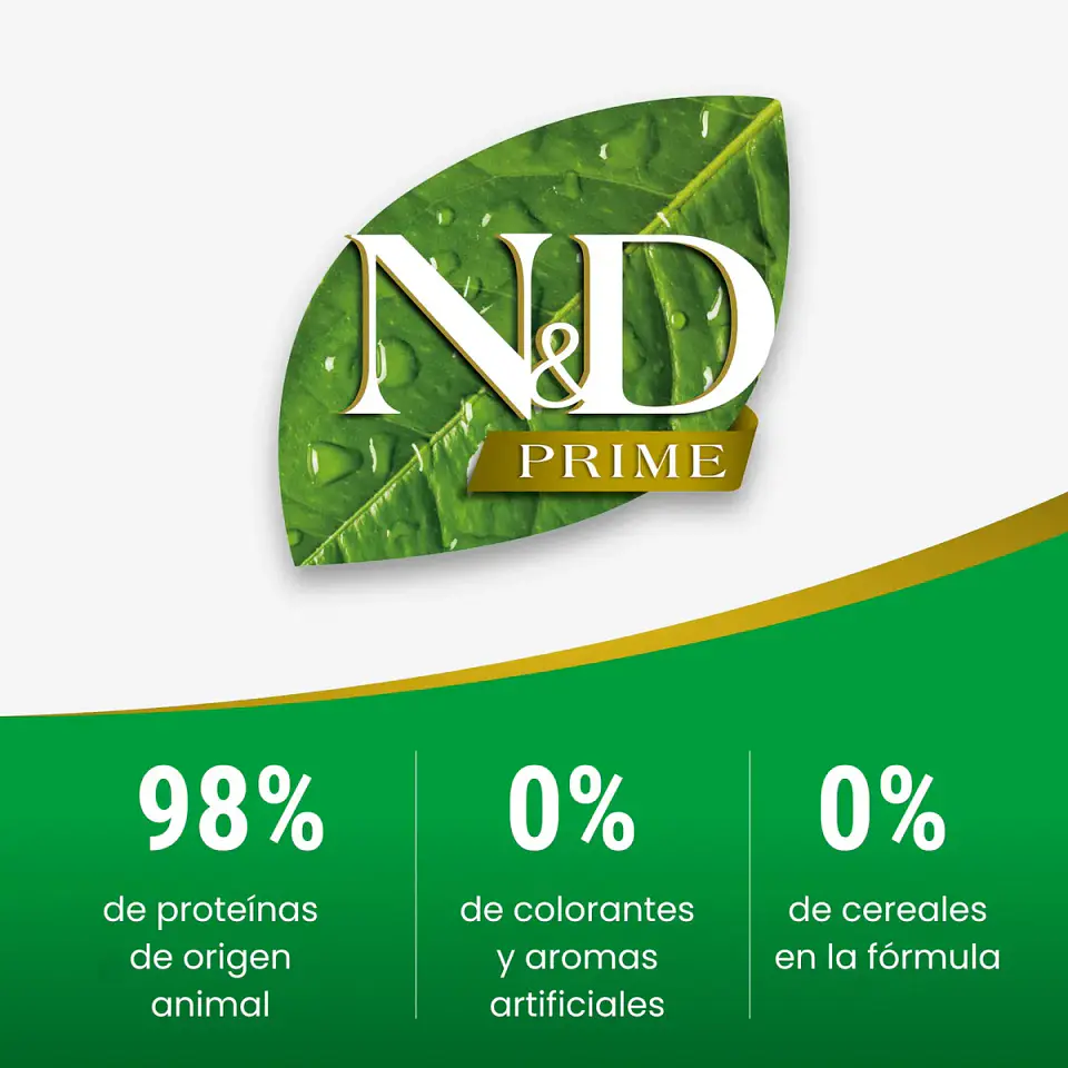 N&d Prime Gatos Adultos Castrados - Pollo Y Granada - 1,5 Kg 4
