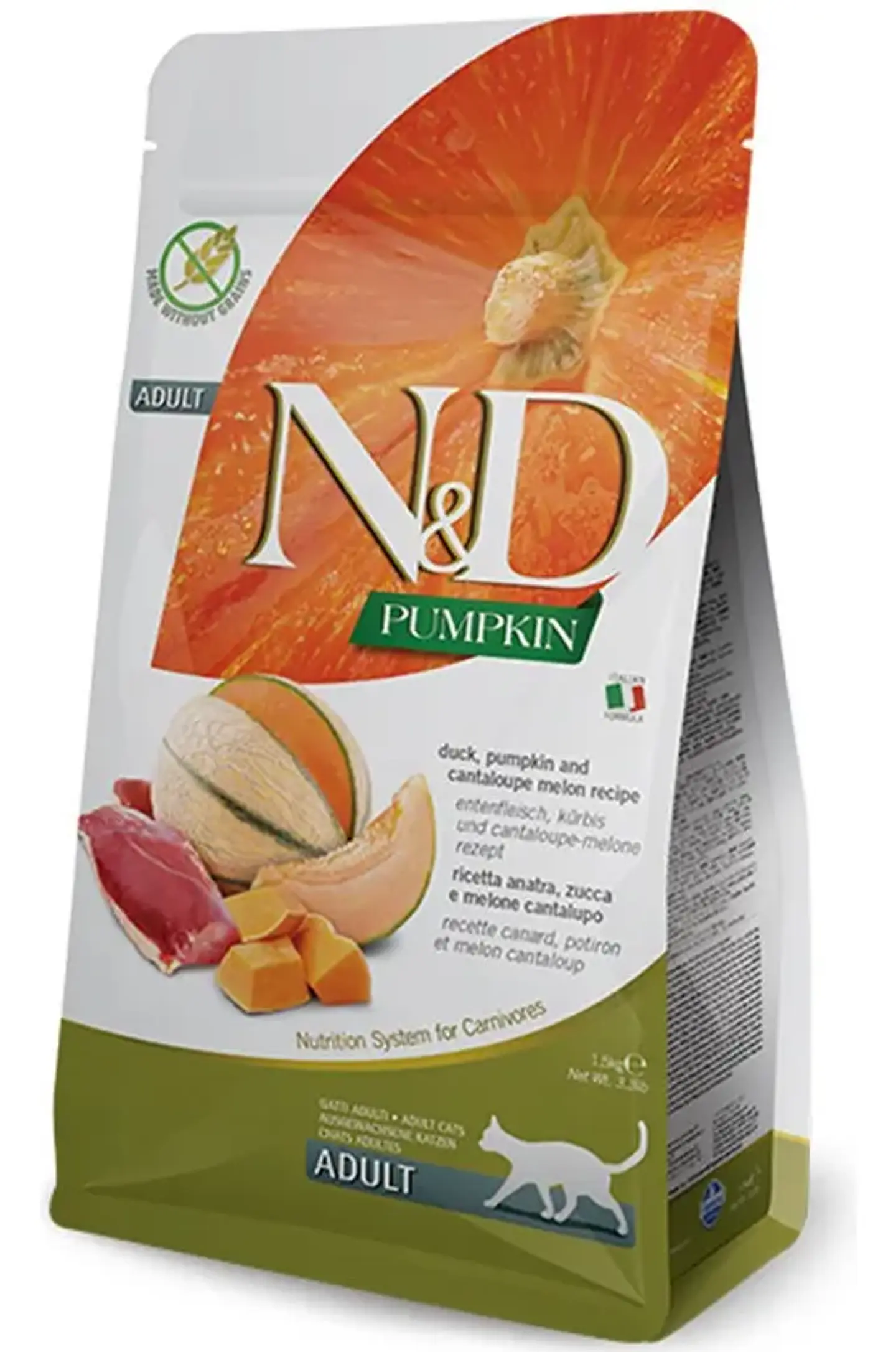 N&d Alimento Seco Gato Adulto N6d Pumpkin Pato Melón 7.5 Kg Salud Oral 2