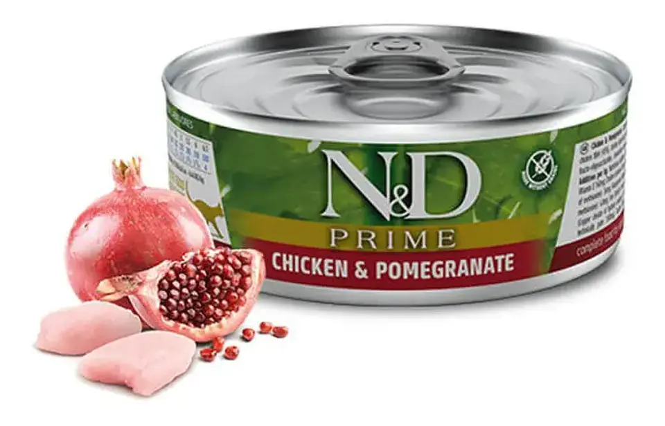 N&d Comida Húmeda Gato Adulto Pollo Granada-lata 70 Gr 1