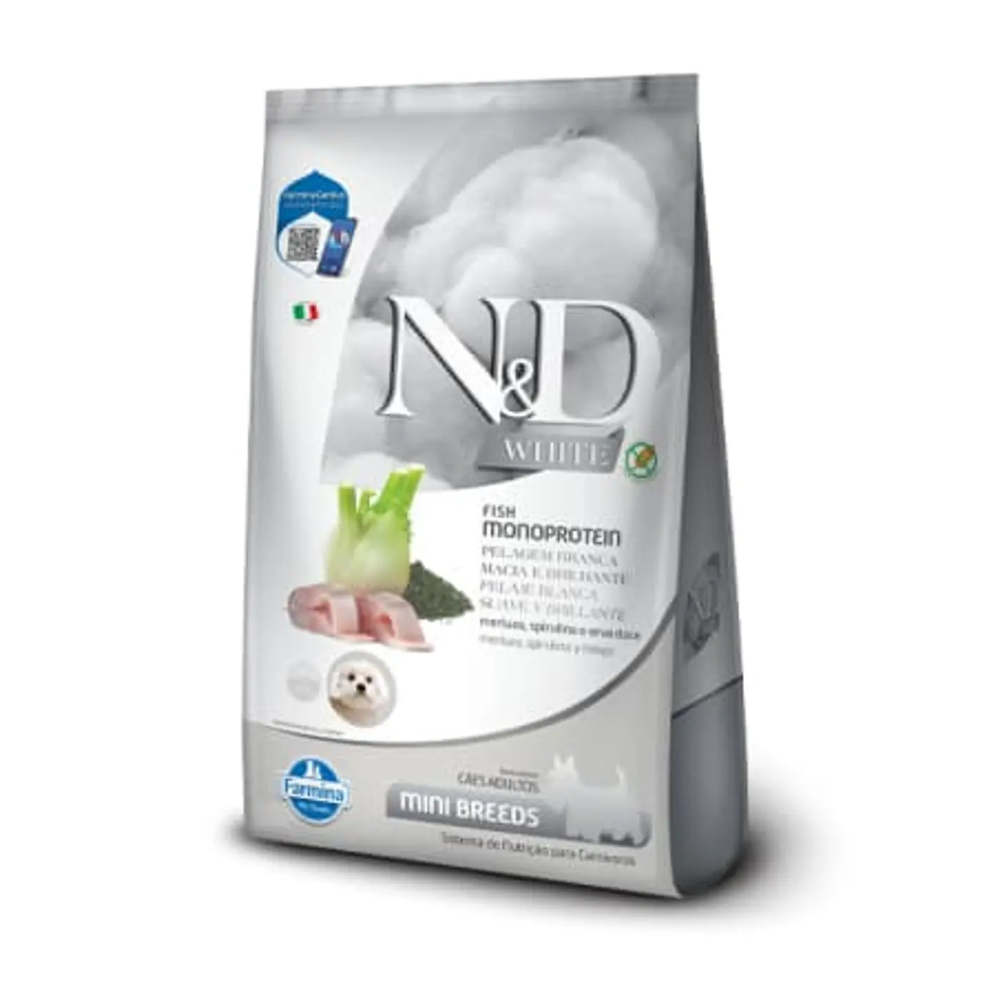 N&d White Espirulina Grain Free Para Perro Adulto Mini Con Merluza 2 Kg 2
