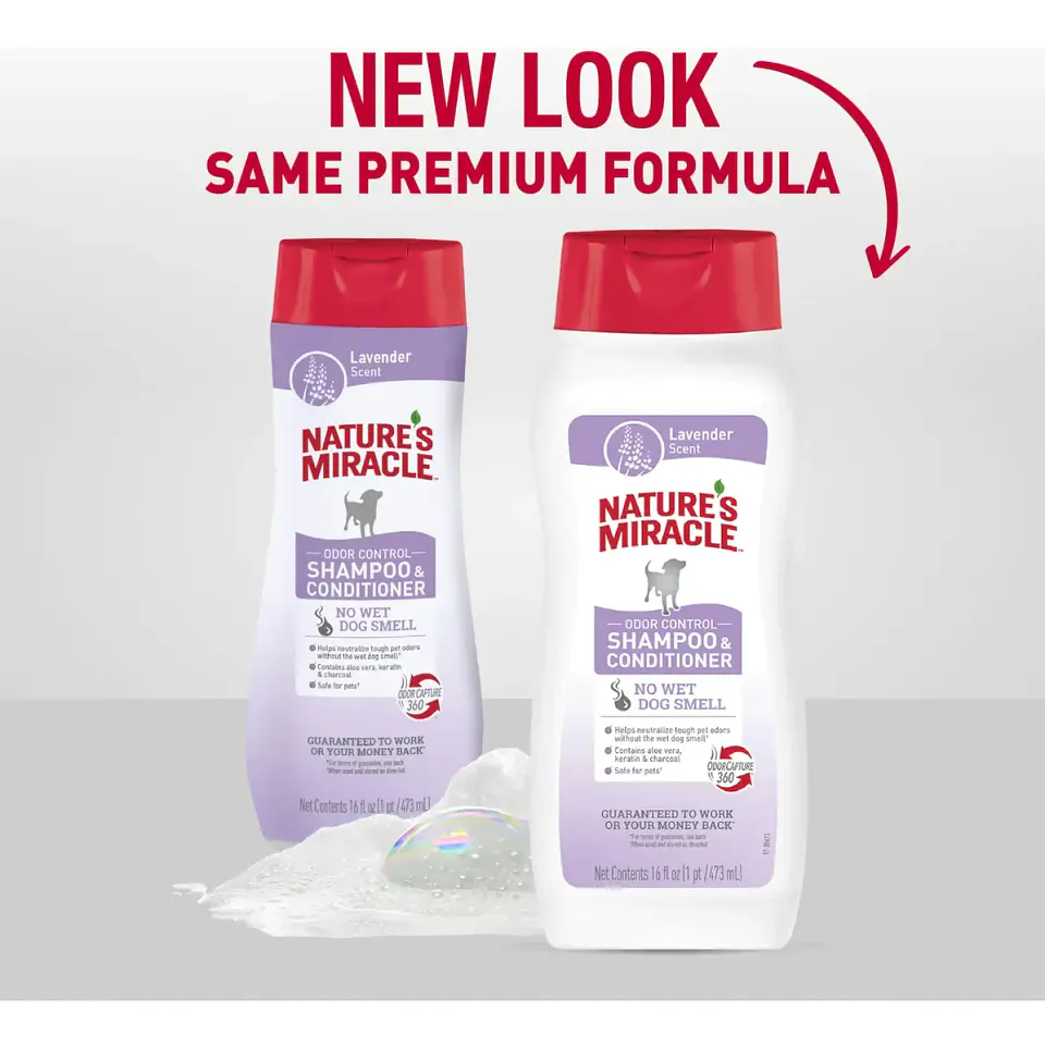 Nature´s Miracle Shampoo Perro Nature's Miracle Lavanda Control De Olor 473 Ml 3
