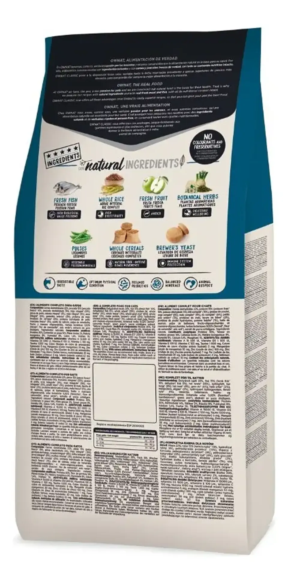 Ownat Alimento Seco Classic Para Gato Adulto Sabor Pescado 4 Kg 2