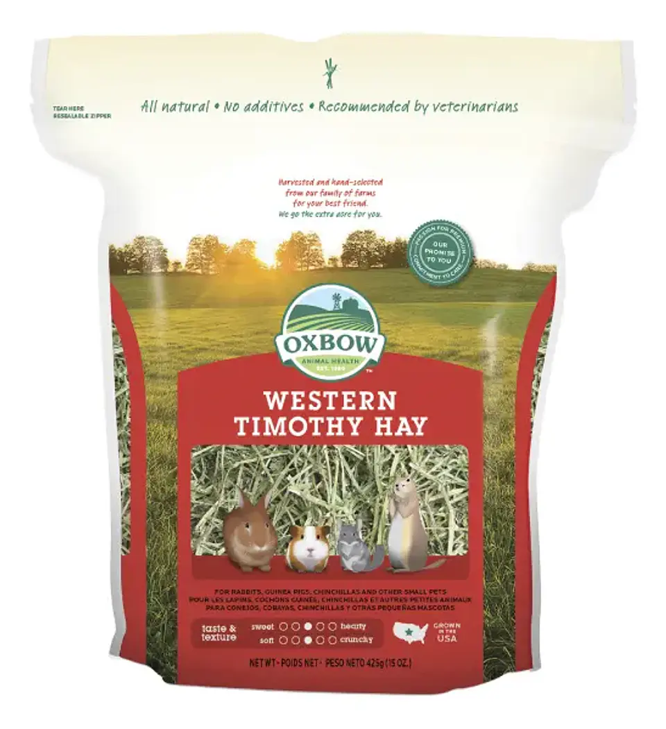 Oxbow Heno Timothy Conejo Cobaya Chinchilla 425g Fibroso Natural 1