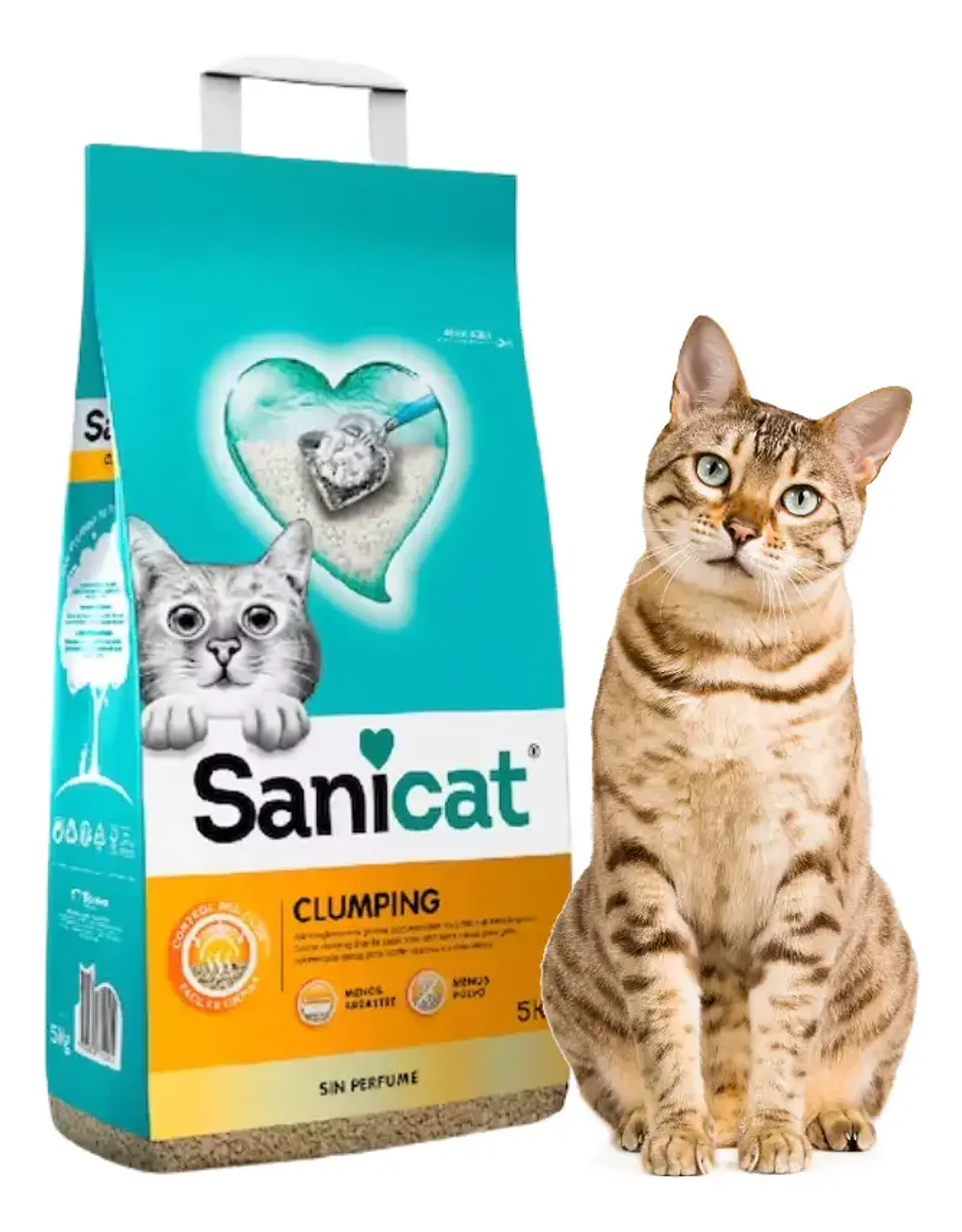 Sanicat Arena Aglomerante Para Gatos Clumpling X 5 Kg 5