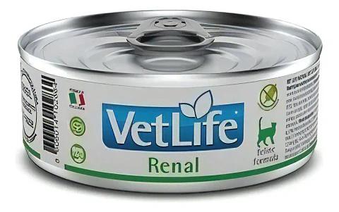 Vet Life formula Renal Gato - 85 Gr- Lata Húmeda