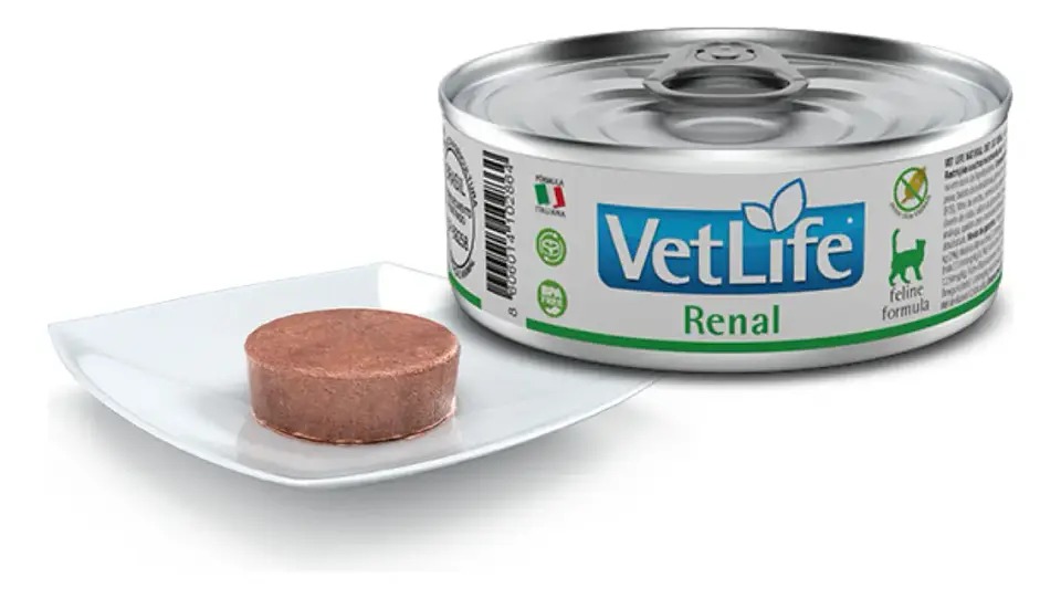 Vet Life formula Renal Gato - 85 Gr- Lata Húmeda 2