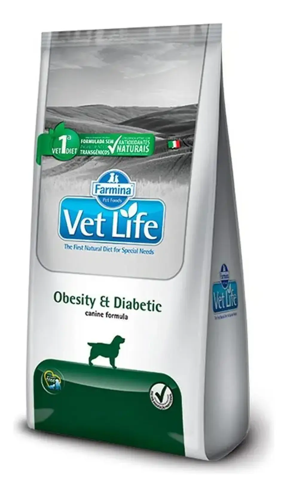 Vet Life Alimento Natural Canine Obesity & Diabetic Para Perro Adulto Todos Los Tamaños Sabor Mix De 10.1 Kg 1