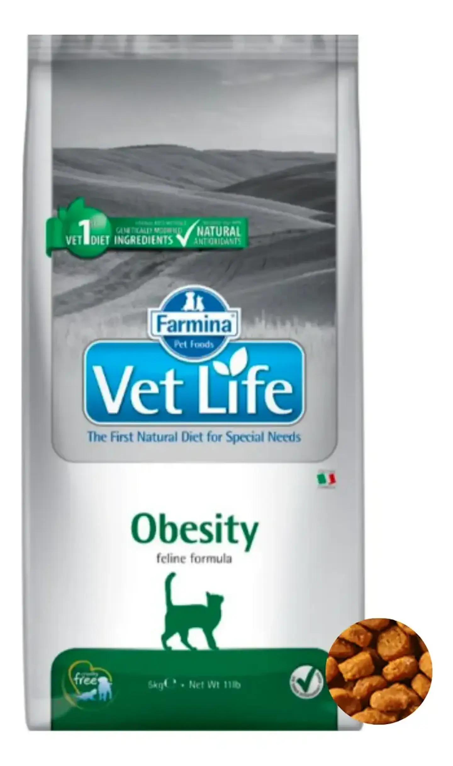Vet Life Alimento Gatos Obesos Obesity 2kg. Np 1