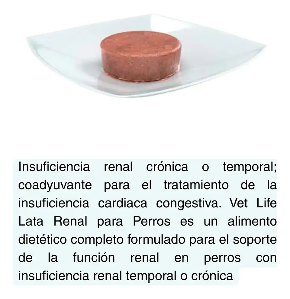 Vet Life Pack 3 Latas Vetlife - Renal Para Perros - Total 900 Gr. 2