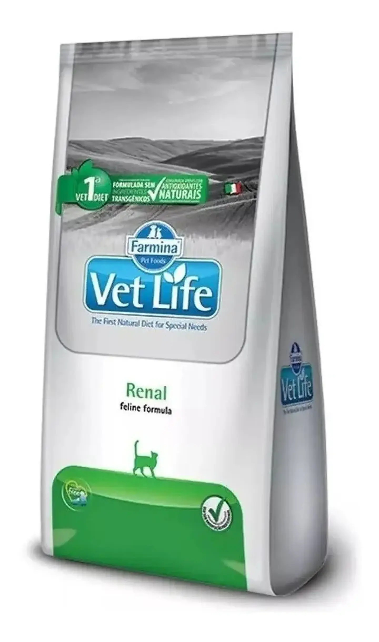 Vet Life Alimento Natural Feline Renal Para Gato Sabor Mix De 2 Kg 1