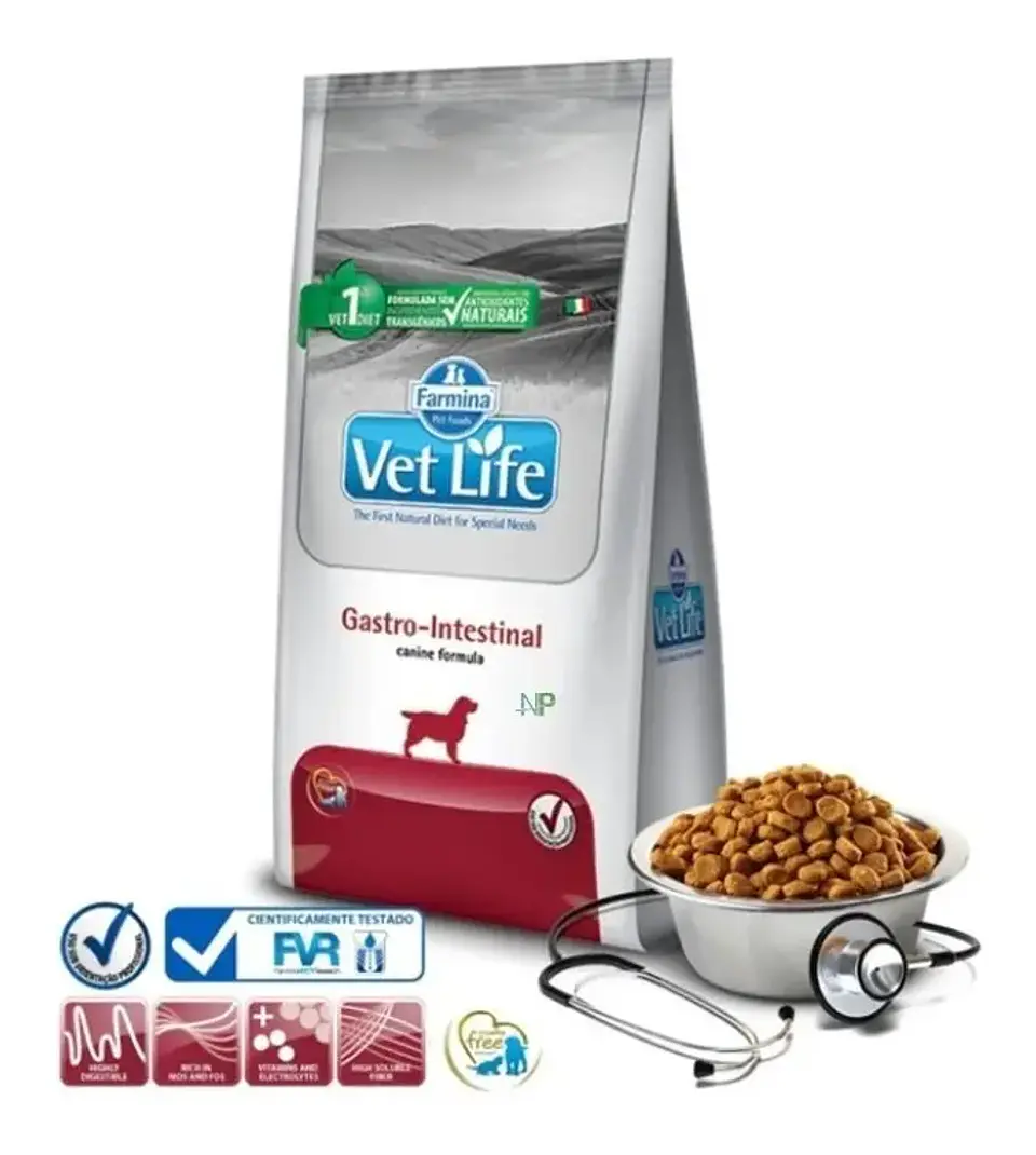 Vet Life Alimento Natural Canine Gastrointestinal Para Perro Todos Los Tamaños Sabor Mix De 2 Kg 4
