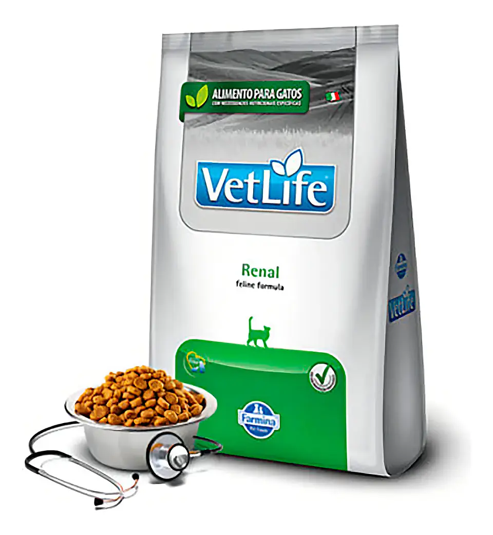 Vet Life Alimento Natural Feline Renal Para Gato Sabor Mix De 2 Kg 2