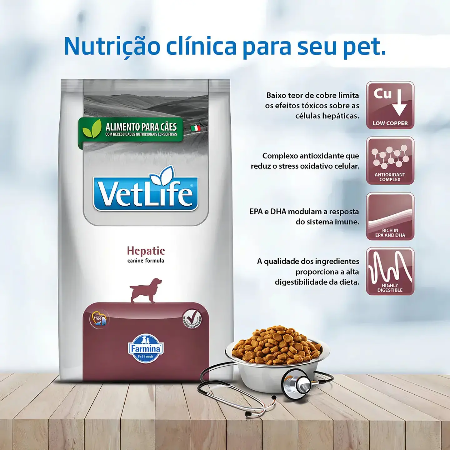 Vet Life VETLIFE HEPATICO PERRO SACO 10,1KG 2