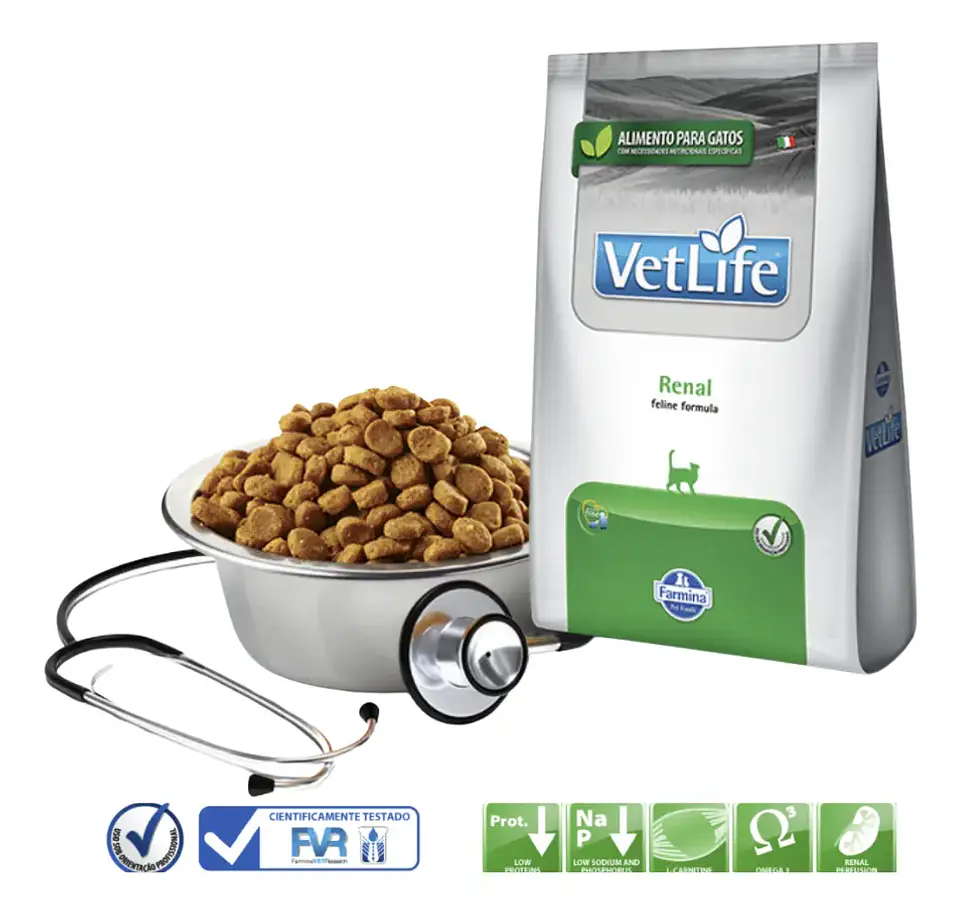 Vet Life Alimento Para Gato Renal 7.5kg 4