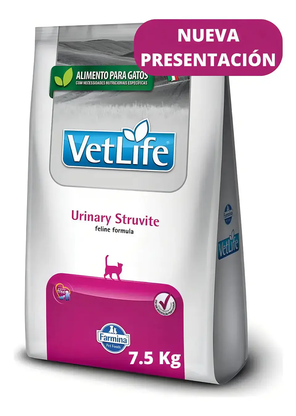 Vet Life Gato Urinary Struvite 7,5 Kg 3