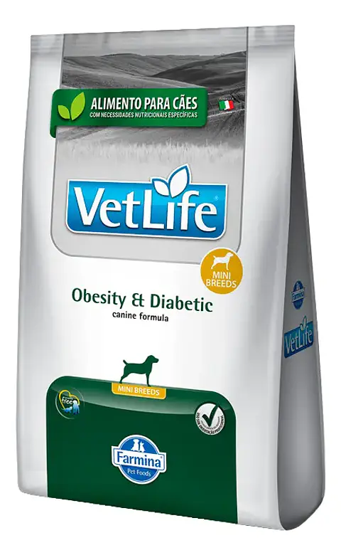 Vet Life Perro Mini Breeds-obesity & Diabetics-2 Kg