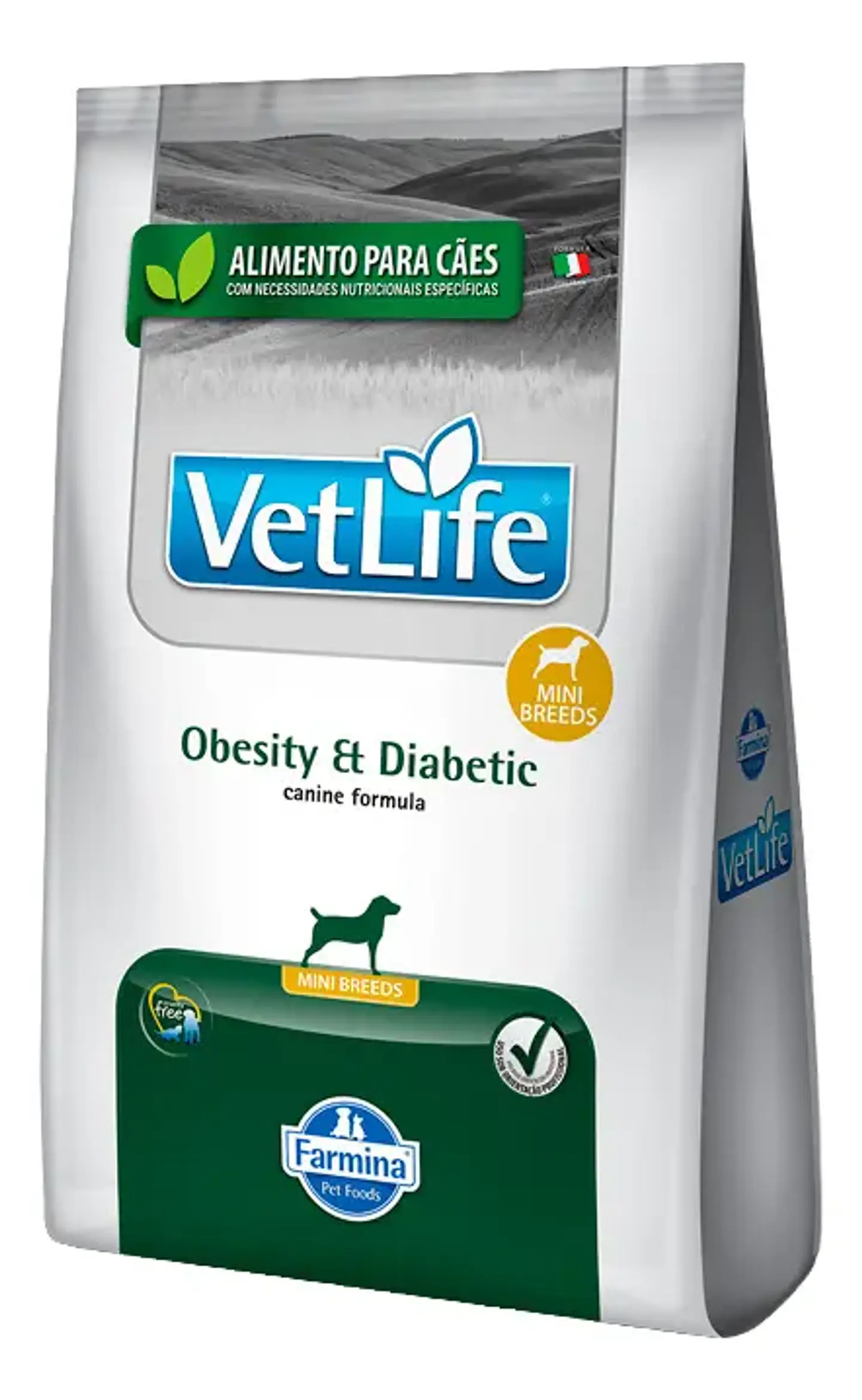 Vet Life Perro Mini Breeds-obesity & Diabetics-2 Kg 1