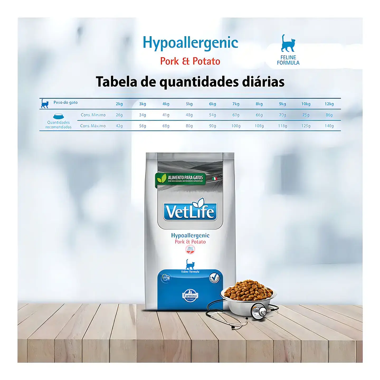 Vet Life Alimento Hipoalergénico Gato-cerdo Y Papa- 400 Gr - Vetlife 3