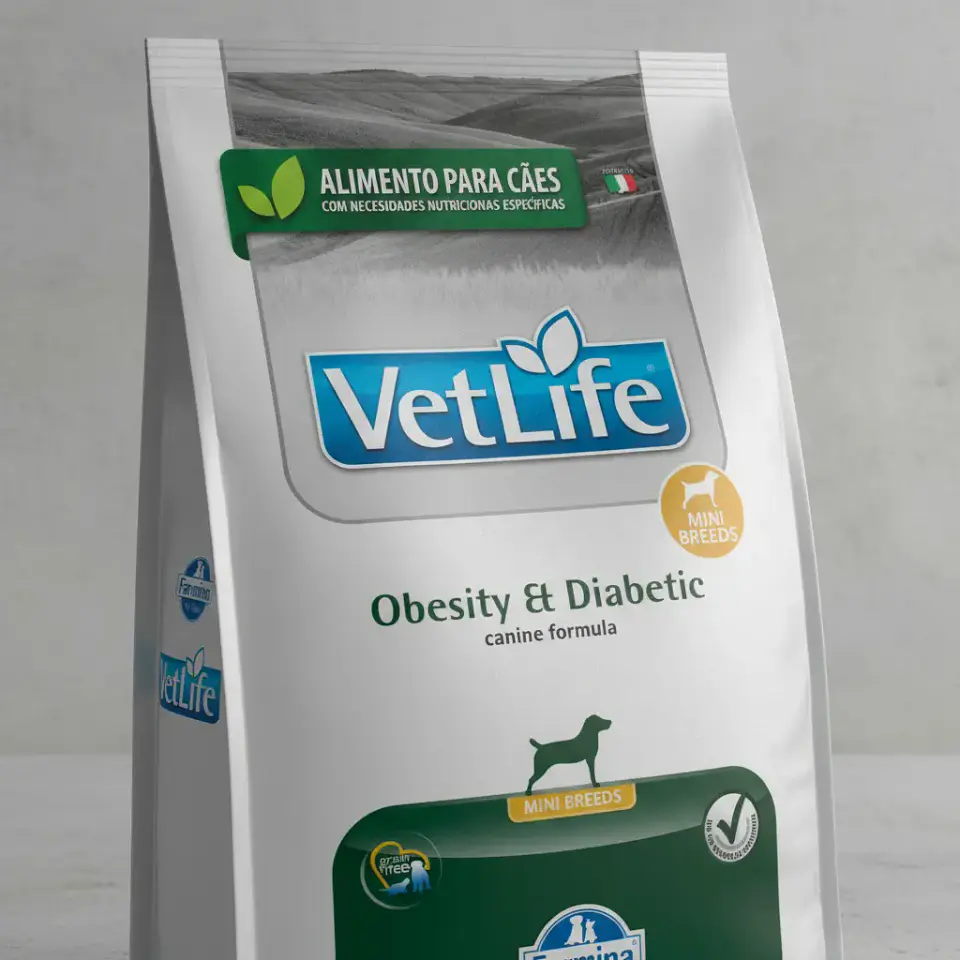 Vet Life Perro Mini Breeds-obesity & Diabetics-2 Kg 2