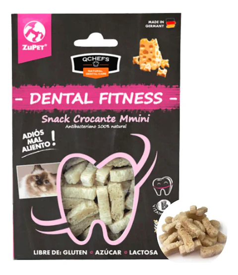 Zupet Snack Dental Crocante Q-chefs Mmini Para Gato 60g