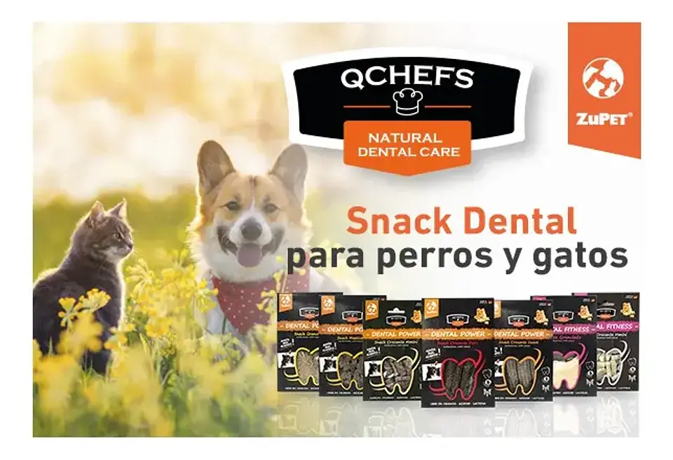 Zupet Snack Qchefs Dental Granulado Perro 90gr. Np 2