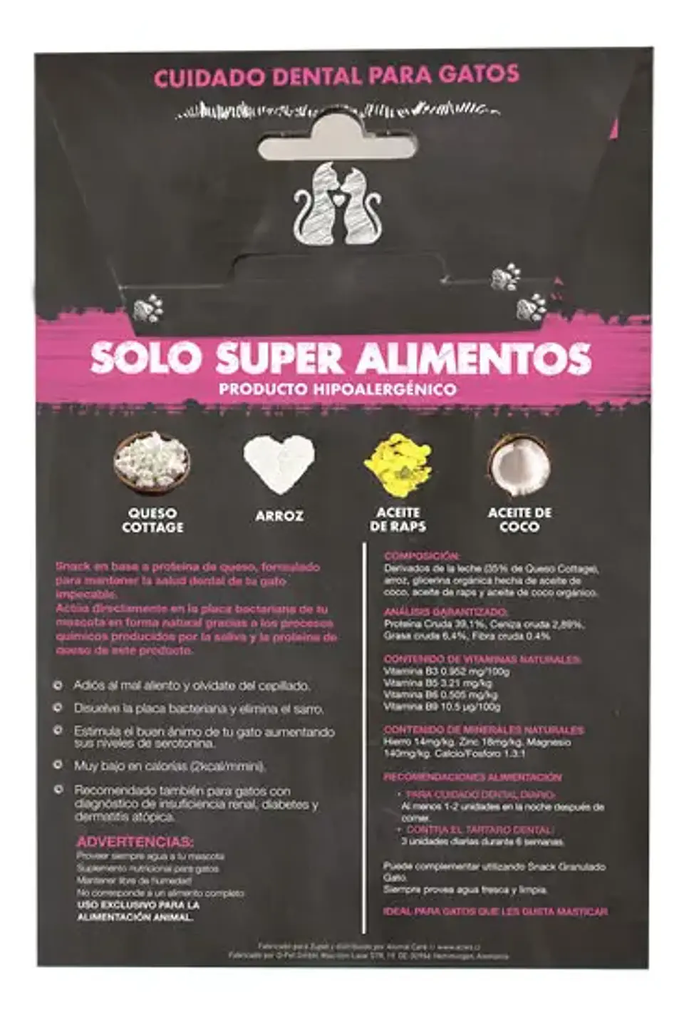 Zupet Snack Dental Crocante Q-chefs Mmini Para Gato 60g 2