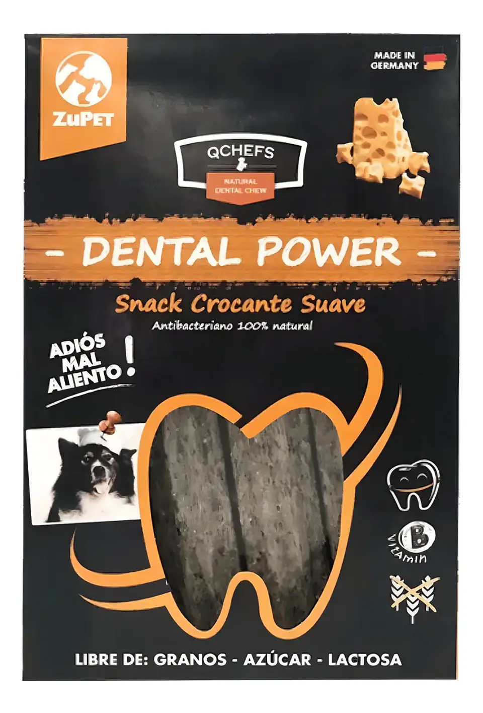 Zupet Snack Qchefs Dental Crocante Suave Perro 75gr. Np 1
