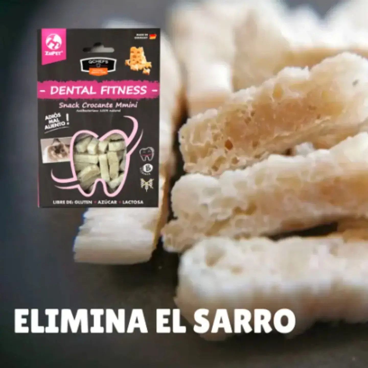 Zupet Snack Dental Crocante Q-chefs Mmini Para Gato 60g 5