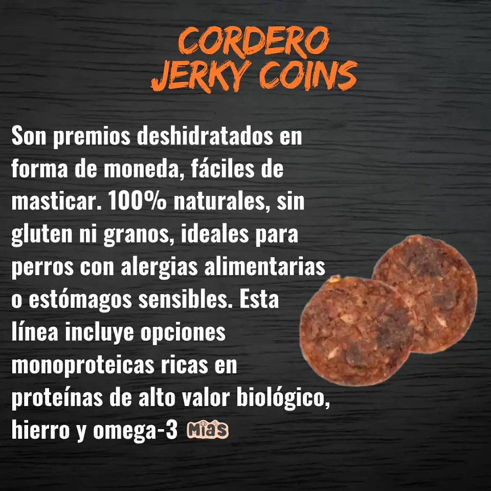 Zupet Snack Perros -wild-jerky Coins Sabor Cordero 100 Gr 3