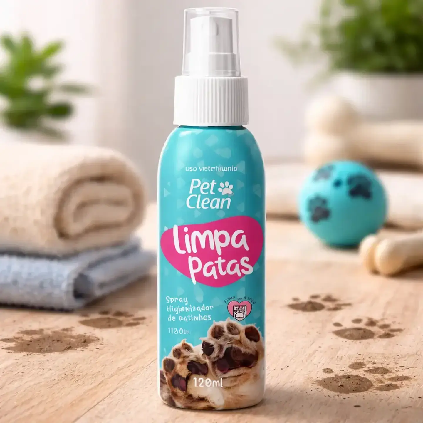 Zupet Spray Limpia Patas Perros Y Gatos-pet Clean- 120ml 4