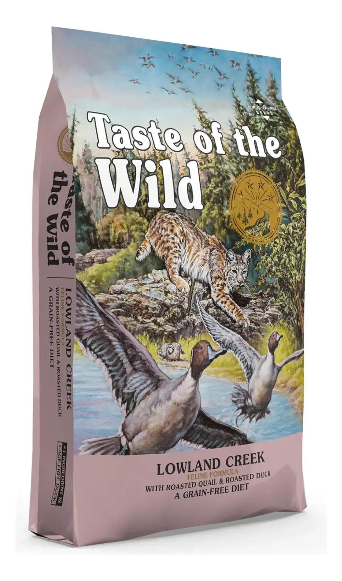 Taste of the Wild Lowland Creek Feline 14 Lb Alimento Para Gatos A Base De Codorniz Y Pato Libre De Granos 6.35kg 4