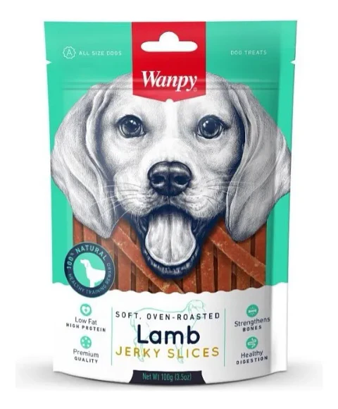 Wanpy Snacks De Cordero para Perros 100 Gr